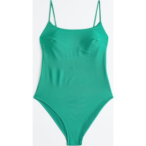 Zielony strój kąpielowy H & M w sportowym stylu