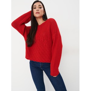 Czerwony sweter Mohito