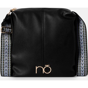 Czarna torebka NOBO ze skóry ekologicznej średnia w stylu glamour