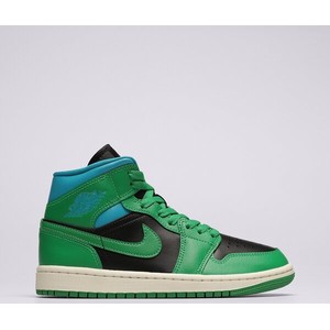 Zielone buty sportowe Jordan z płaską podeszwą