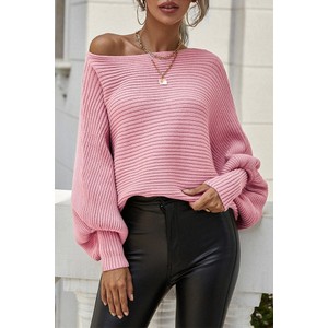 Różowy sweter IVET