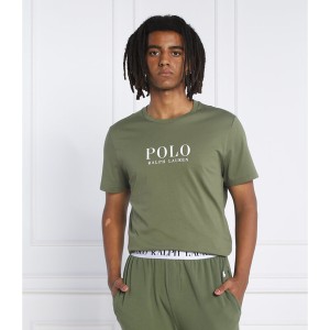 Zielony t-shirt POLO RALPH LAUREN w młodzieżowym stylu