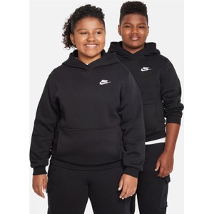 Czarna bluza dziecięca Nike z bawełny dla chłopców