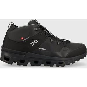 Czarne buty trekkingowe On-running