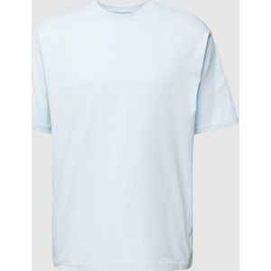 Niebieski t-shirt McNeal w stylu casual z bawełny