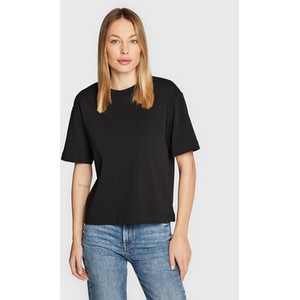 T-shirt Gina Tricot z okrągłym dekoltem z krótkim rękawem w stylu casual