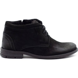 Czarne buty zimowe Komodo w stylu casual