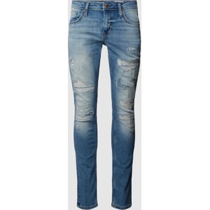 Niebieskie jeansy Antony Morato w street stylu