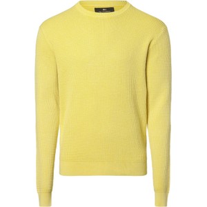Żółty sweter Nils Sundström z bawełny