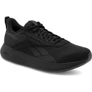 Czarne buty sportowe Reebok w sportowym stylu sznurowane