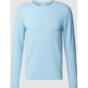 Niebieski sweter S.Oliver w stylu casual z bawełny