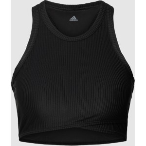 Czarna bluzka Adidas Sportswear w sportowym stylu
