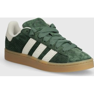 Zielone buty sportowe Adidas Originals sznurowane