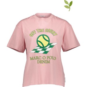 T-shirt Marc O'Polo DENIM z bawełny z okrągłym dekoltem w młodzieżowym stylu