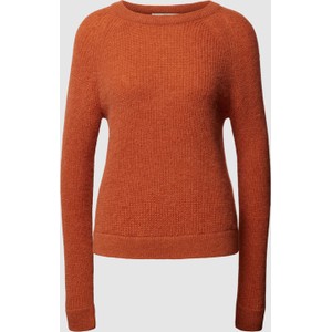 Pomarańczowy sweter Lanius w stylu casual
