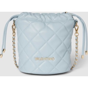 Niebieska torebka Valentino Bags w wakacyjnym stylu pikowana średnia
