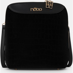 Czarna torebka NOBO w stylu glamour średnia