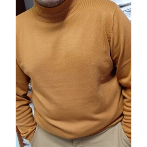 Sweter Bodara z bawełny z golfem