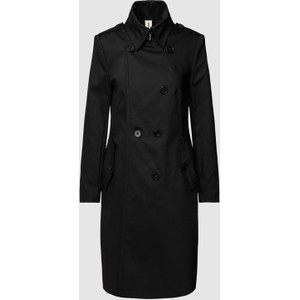 Czarny płaszcz Drykorn bez kaptura z bawełny w stylu casual