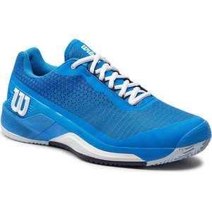 Niebieskie buty sportowe Wilson sznurowane w sportowym stylu