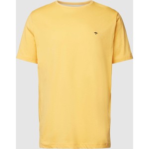 Żółty t-shirt Fynch Hatton w stylu casual