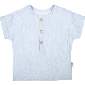 Niebieska koszulka dziecięca 5.10.15 z tkaniny