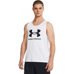 T-shirt Under Armour w sportowym stylu z nadrukiem z bawełny