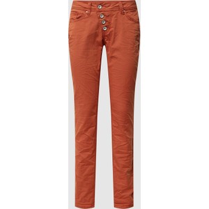 Pomarańczowe spodnie Buena Vista z bawełny w stylu casual