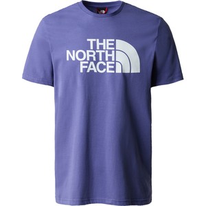 Niebieski t-shirt The North Face z bawełny z krótkim rękawem