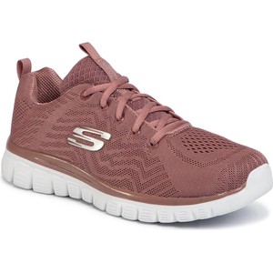Różowe buty sportowe Skechers