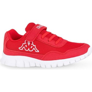 Czerwone buty sportowe dziecięce Kappa sznurowane