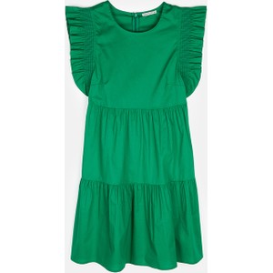 Zielona sukienka Gate z bawełny w stylu casual