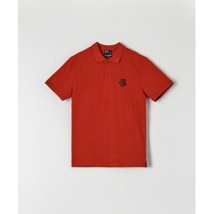 Czerwona koszulka polo Sinsay w stylu casual
