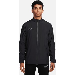 Czarna kurtka Nike w sportowym stylu z tkaniny krótka