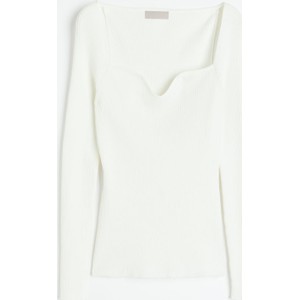 Bluzka H & M z dekoltem w kształcie litery v w stylu casual