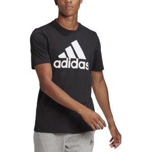 T-shirt Adidas z krótkim rękawem z dresówki