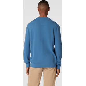 Niebieski sweter Marc O'Polo z okrągłym dekoltem