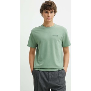 Zielony t-shirt Hollister Co. w stylu casual