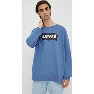 Niebieska bluza Levis z bawełny w młodzieżowym stylu
