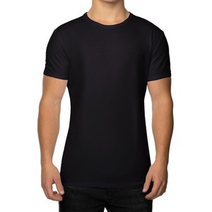 Czarny t-shirt Unikat w stylu casual
