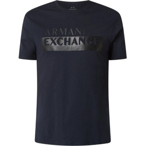 T-shirt Armani Exchange z bawełny w młodzieżowym stylu