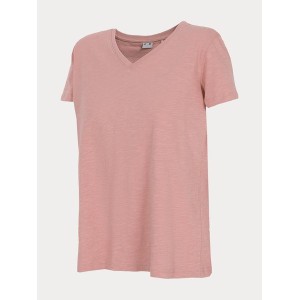 Różowy t-shirt 4F