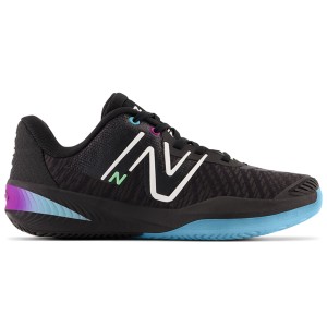 Czarne buty sportowe New Balance w sportowym stylu z płaską podeszwą