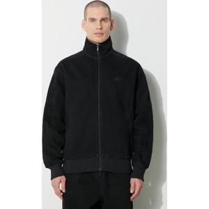 Czarna kurtka Adidas Originals krótka w stylu casual
