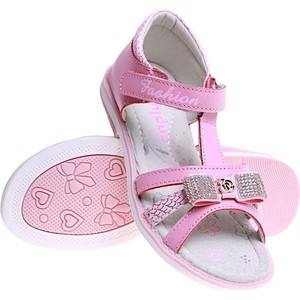 Różowe buty dziecięce letnie Pantofelek24