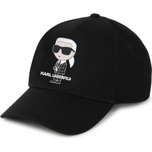 Czarna czapka Karl Lagerfeld