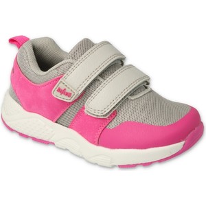 Różowe buty sportowe dziecięce Befado dla dziewczynek na rzepy