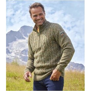 Sweter Atlas For Men z dżerseju