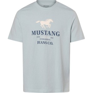 T-shirt Mustang z dżerseju w młodzieżowym stylu z krótkim rękawem