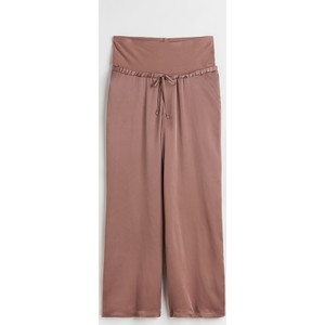 H & M & - MAMA Szerokie spodnie - Brązowy